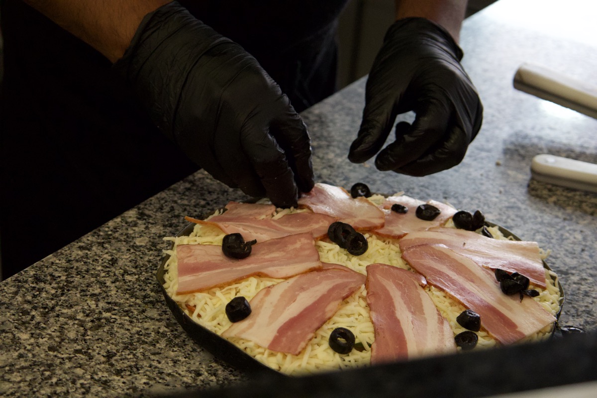 Snacks saborosos na Tony's Pizza