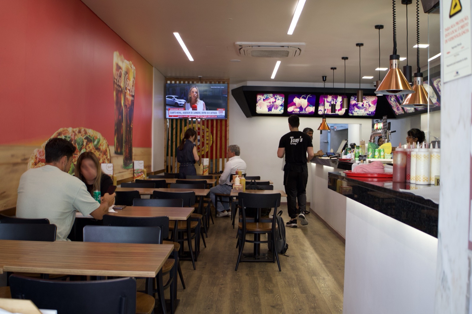 Menu do restaurante Tony's Pizza